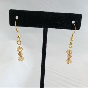 Handmade glass bead earrings
